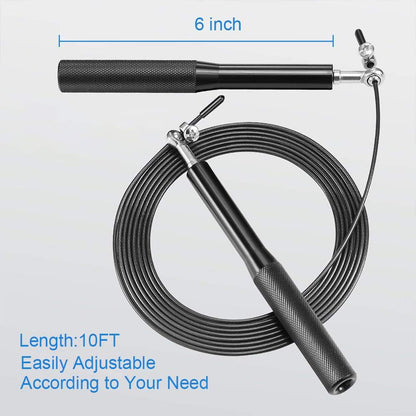 Speed Jump Rope Fitness Skipping Ropes Exercise Adjustable