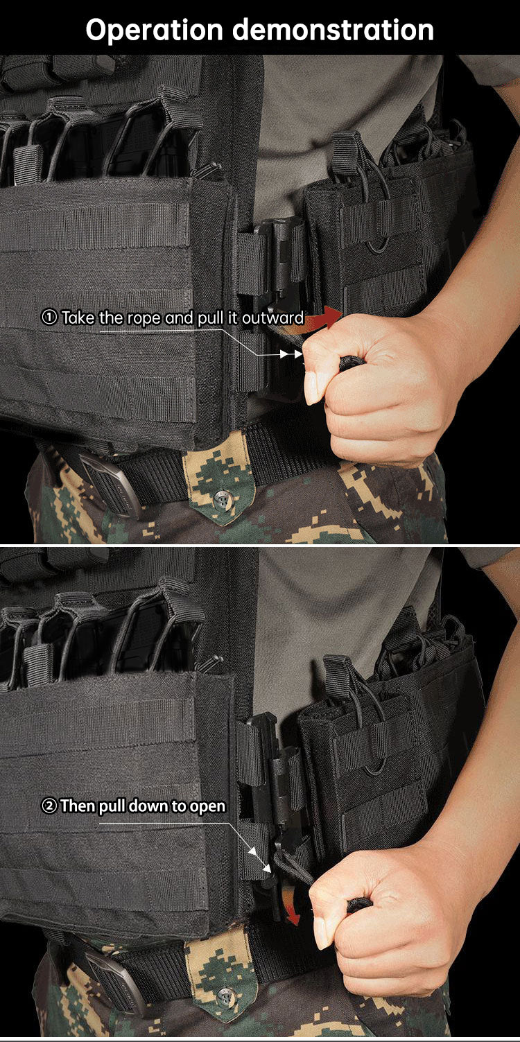 Outdoor Quick Dismantling Tactical Vest