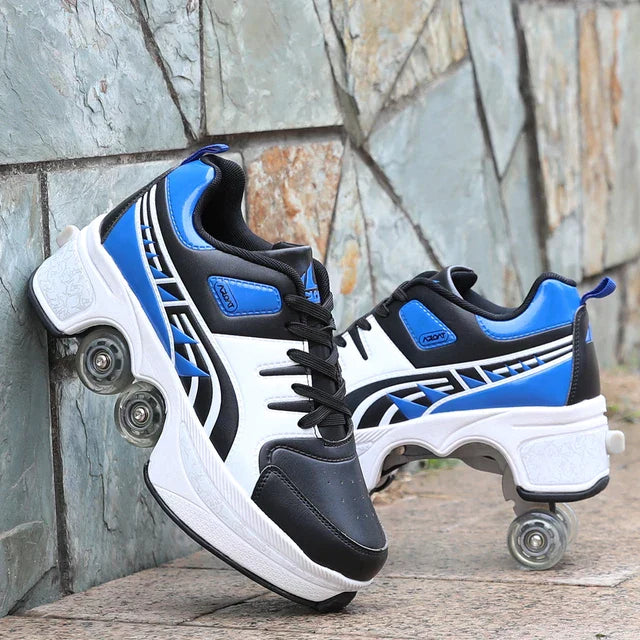 GliderKicks - 2 in 1 Deformation Roller Skate Shoes