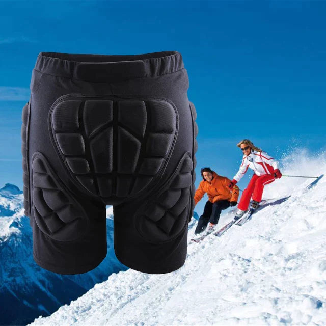 Skiing and snowboarding impact shorts