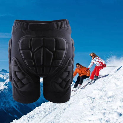 Skiing and snowboarding impact shorts